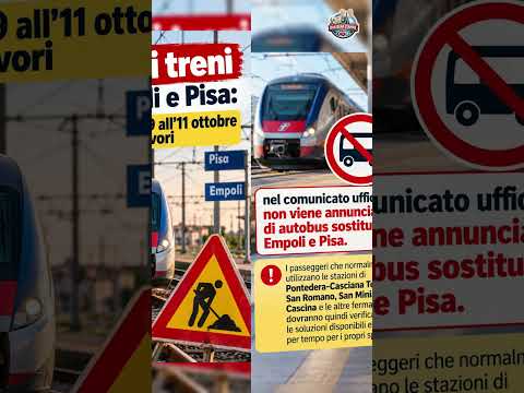 Video treni sospesi