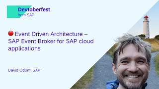 🔴 Event Driven Architecture – SAP Event Broker for SAP cloud applications screenshot 2