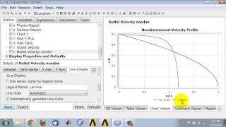 Turbulent Pipe Flow (RANS) Using Ansys Fluent — Velocity Profile, Part 4