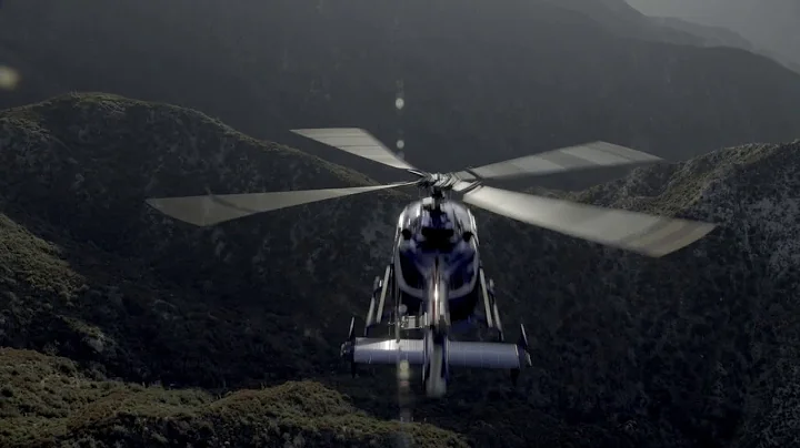 Aaron Fitzgerald flying the Red Bull BO-105 Helico...