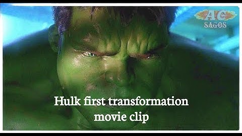 Hulk 2003 first transformation scenes | smashing hulk HD video