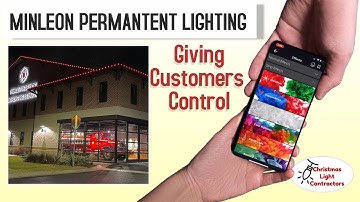 Giving Customer Control of Minleon Permanent Lighting System