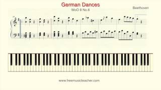 Beethoven German Dances, WoO 8 No 6