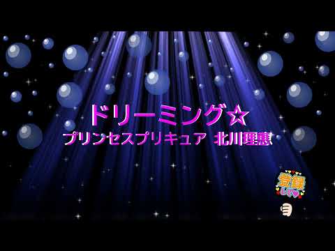 ドリーミング プリンセスプリキュア 北川理恵 歌える音源 歌詞あり 2015年 ガイドメロディーなし オフボーカル Karaoke
