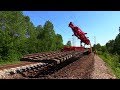 Капитальный ремонт ж.д. 1/8 -  Снятие старых решеток / Track repair 1/8 - Removing old track