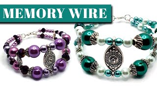 DIY Trendy Memory Wire Cuff Bracelets BoHo Chic