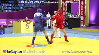 2021 Combat SAMBO semifinal -88 kg YANKOVSKIY (KAZ) - MAGOMEDOV (RSF) World Championship