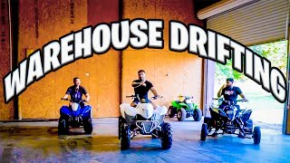 Drifting Quads Through My Warehouse! | Braap Vlogs