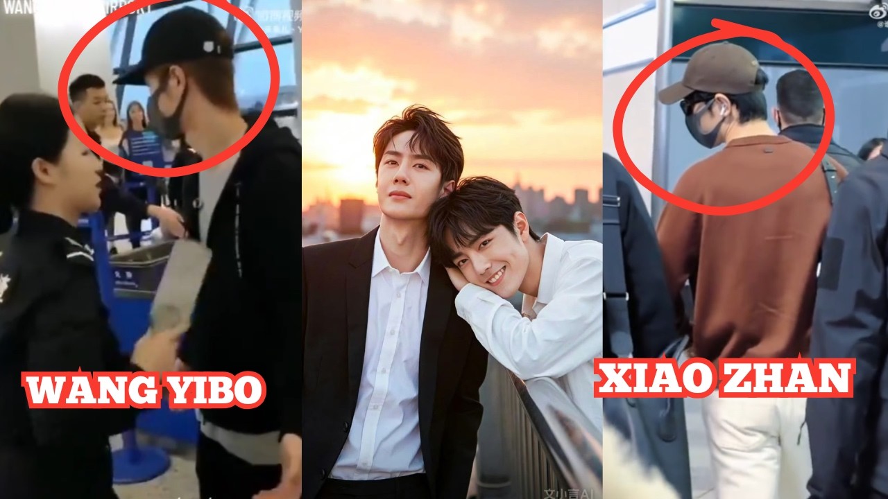В аэропорту разгорелся скандал после того, как Ван Ибо и Сяо Чжань были замечены летящими вместе на