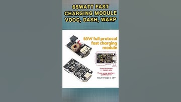 65Watt Fast Charging Module || VOOC, DASH, QC, WARP.