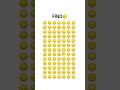 FIND one different odd emoji