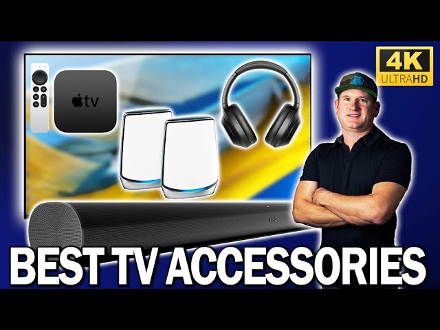 Teoretisk plantageejer Ærlig Must Have TV Accessories & Reasons Why! Apple TV 4k, Sonos Arc, Netgear  Orbi WiFi6, Sony WH-1000XM4 - YouTube
