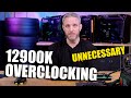 Overclocking the 12900k is pointless and dangerous! Heat and Voltage testing...