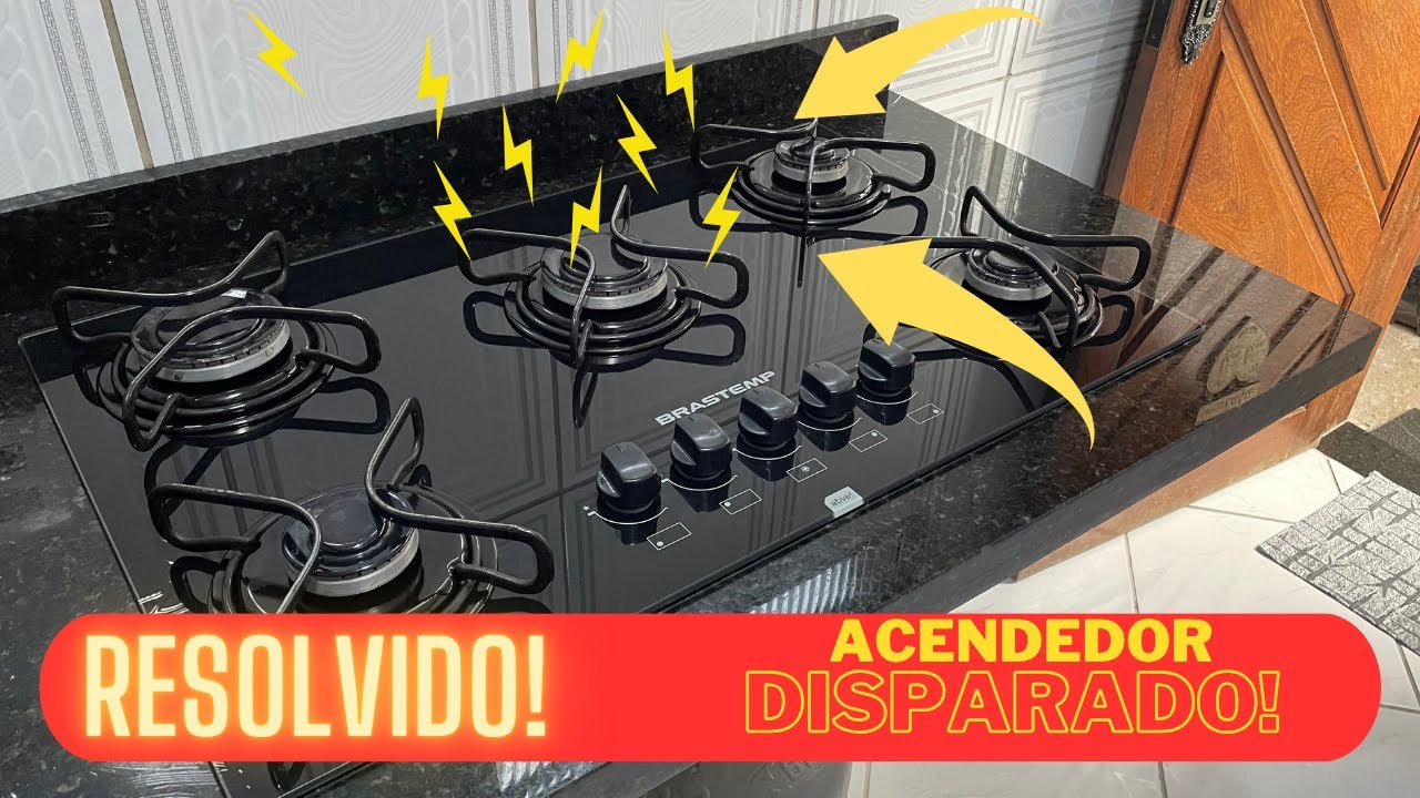 ACENDEDOR COOKTOP DISPARADO - LIGANDO SOZINHO  - BRASTEMP #cooktop #cooktops