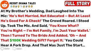 At My Brother’s Wedding, Dad Laughed Into the Mic: ‘He’s Not Married, Not... - Best Reddit Stories