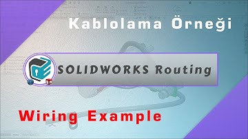 SOLIDWORKS Routing - Wiring Example (Cabling)