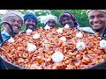 Prawns garlic fry recipe  prawns garlic stir fry  cooking shrimp with garlic  village cooking