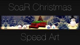 SoaR Background // Christmas Speedart 2