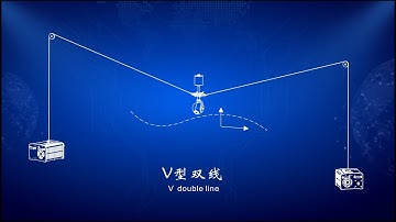 V type cable suspended camera system (1D~6D, 1Line~8Lines Model), like spidercam, skycam