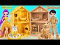 Huntrix &amp; Saja Boys: Rich Cat vs Poor Dog Tiny House Contest! | 12 DIY Crafts for L.O.L. Dolls