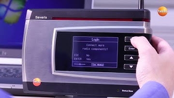 testo Saveris: Registering wireless probe with the testo Saveris Base (1/15) | Be sure. Testo