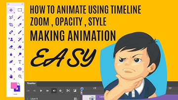 Photoshop Timeline Zoom / Opacity Animation Video Editing Effect Made Easy Tutorial Art for kids