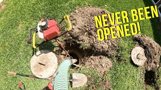 Locating and Pumping out a Septic Tank