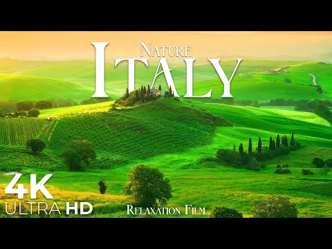 Italy 4K Nature Relaxation Film Healing Piano Music and Meditation Video Ultra HD