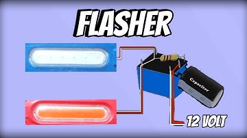 Flasher relay lights #diy #electronic #emergency #projectV #cops
