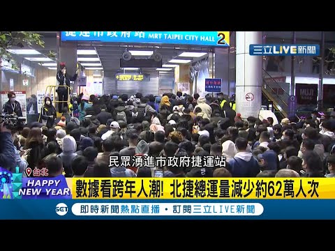 北市跨年退燒?台北跨年陣容.宣傳不夠力 討論度低直播未入榜 民眾指為看煙火來 直言對卡司沒特別印象│記者 廖研堡 潘建樺│【LIVE大現場】20220101│三立新聞台