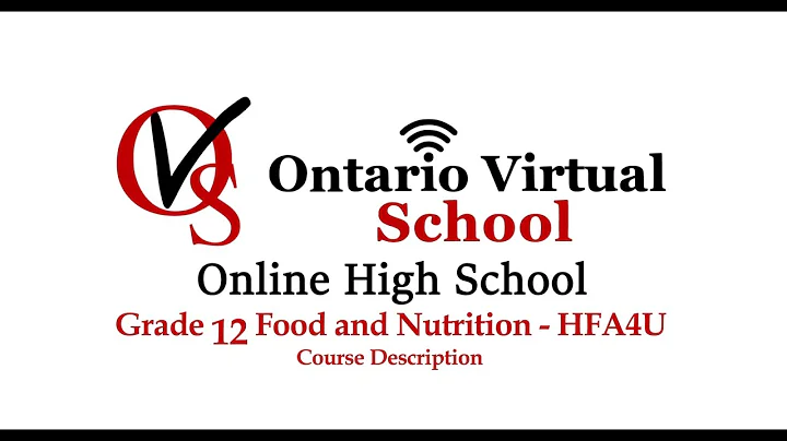 HFA4U - GRADE 12 NUTRITION AND HEALTH - OVS