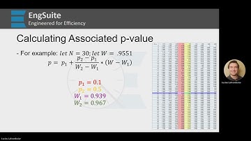 Calculating the Shapiro-Wilk p-value using Shapiro-Wilk Tables - Engineering Statistics