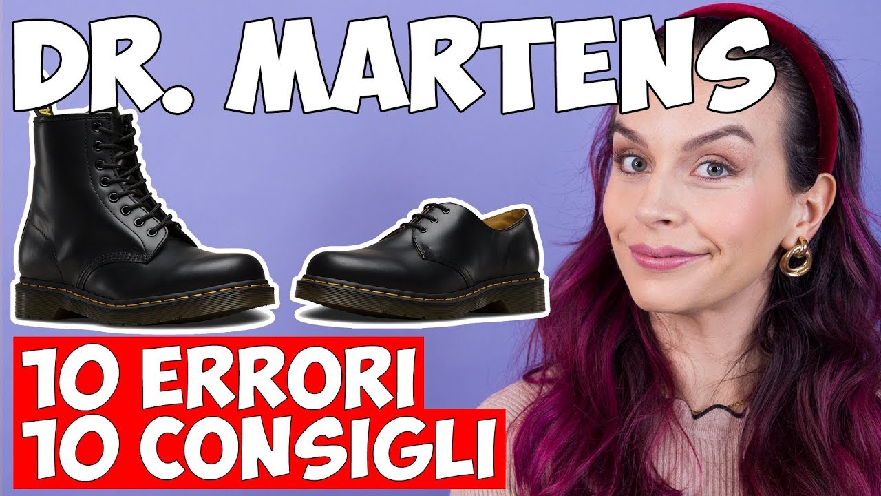 DR MARTENS: come indossarle senza ERRORI! - YouTube
