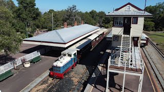 Bennett Brook Railway from the air - Check description for video notes