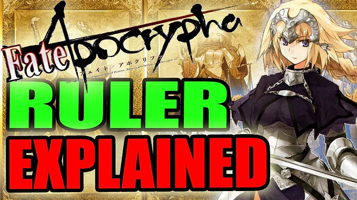 Fate Apocrypha  RULER JEANNE D'ARC EXPLAINED: True...