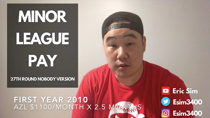 Minor League Pay / MLB Draft / How Much Money I Ma...