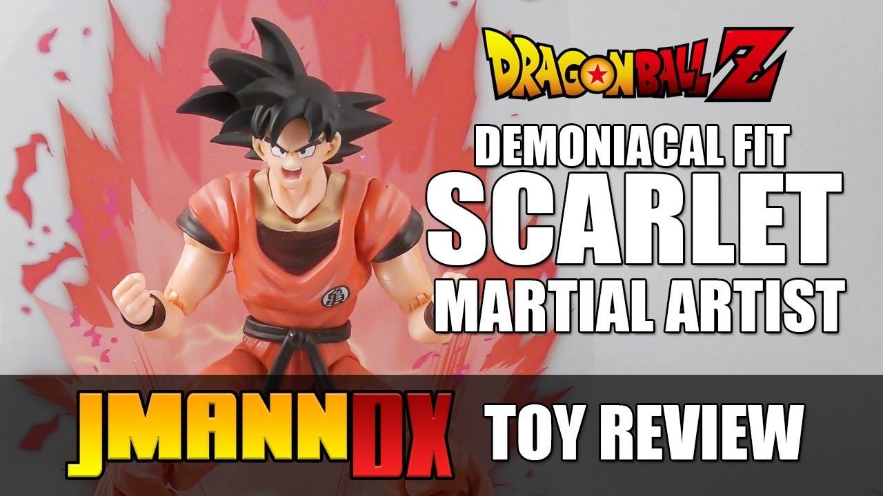 Demoniacal Fit Scarlet Martial Artist (S.H. Figuarts Goku Kaio-ken) -  Dragon Ball Toy Review 