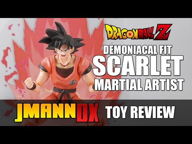 Demoniacal Fit Scarlet Martial Artist (S.H. Figuarts Goku Kaio-ken) -  Dragon Ball Toy Review 