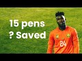 How MANY penalties André Onana saved? best goalkeeper?