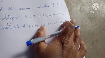 Dr VM school V std Maths - Multiples