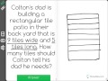 Calculating Area with Tiles
