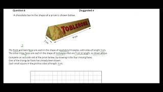 Full JUNIOR CYCLE MATHS 2024 Q6: Drawing the Net of a Triangular Prism (Toblerone) Update