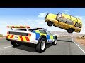 Crazy Police Chases #71 - BeamNG Drive Crashes