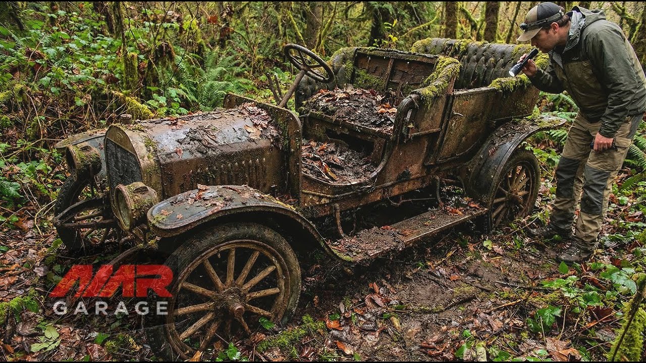 Relaxing ASMR Vintage Car Restoration | Franklin Automobile 1902 Complete Rebuild From Rusty Abandon