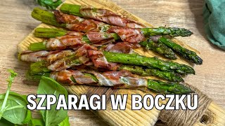 Szparagi Zawijane w Boczku | Przepis na Szparagi | Przekąski na Imprezę | jedz pysznie