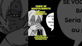 A dúvida de Boruto!💫 #fandub #fandublagem #comic #fancomic #naruto #boruto