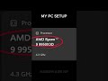 “MY PC SETUP☠️” #pcgaming #benchmark #rtx5050 #gtx1080ti