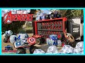 Ice Cream Man's Deep Freeze | Marvel Avengers Monster Trucks | Captain America, Iron Man, Spider Man