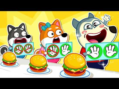 Who Has Dirty Hands?😮Dirty Hands Won't Get to Eat | WF and Friends