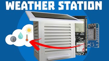 Solar Weather Station DIY with ESP8266, ESP32, SIM800L sending Data to a WEB Server over WiFi/GSM